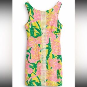Lilly Pulitzer Pink and Green Textured Dress